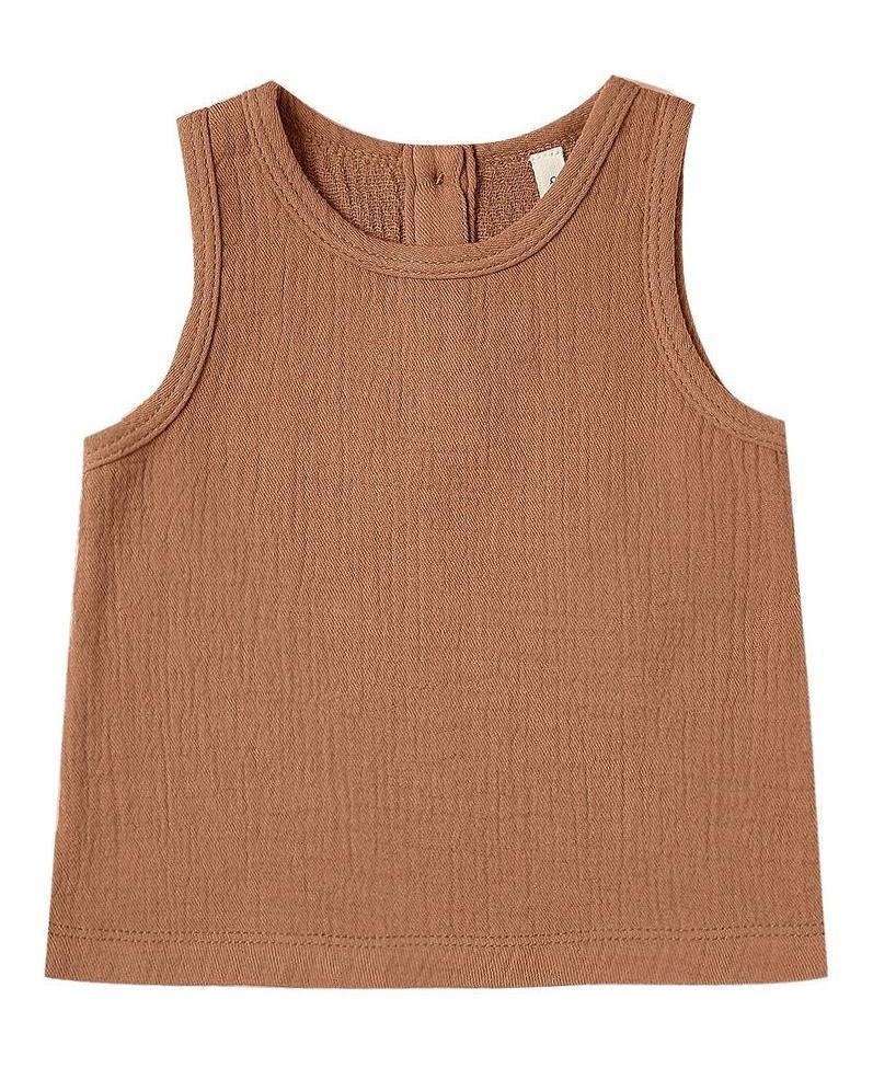 Woven Tank organic cotton gauze