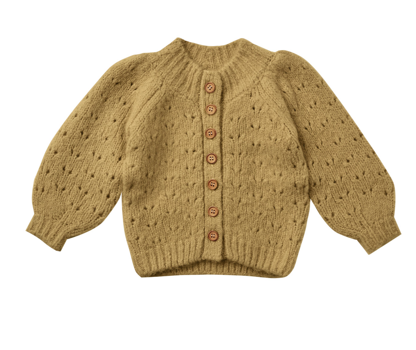 tulip cardigan || gold