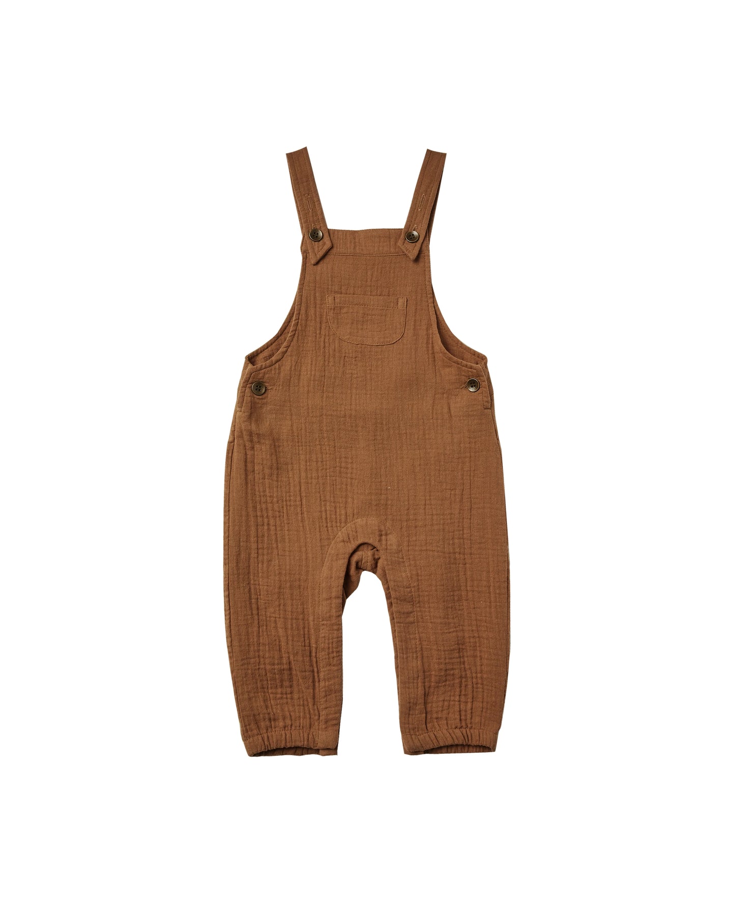baby overalls rust