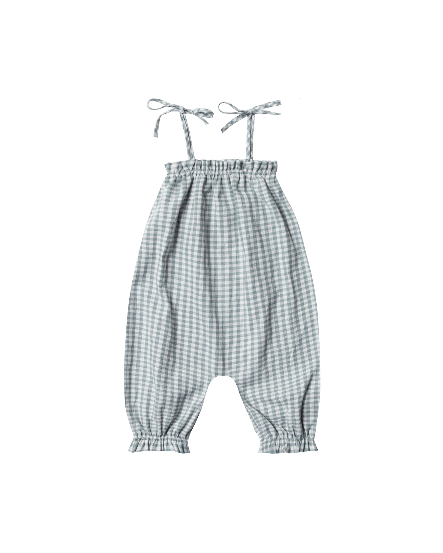 gingham bubble jumpsuit