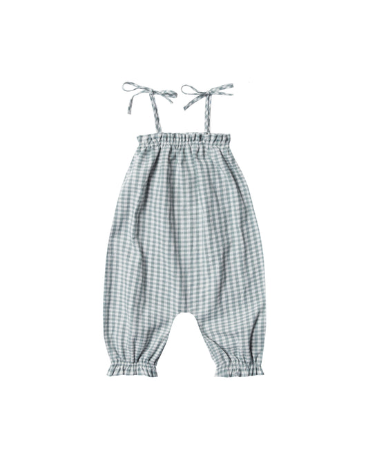 gingham bubble jumpsuit