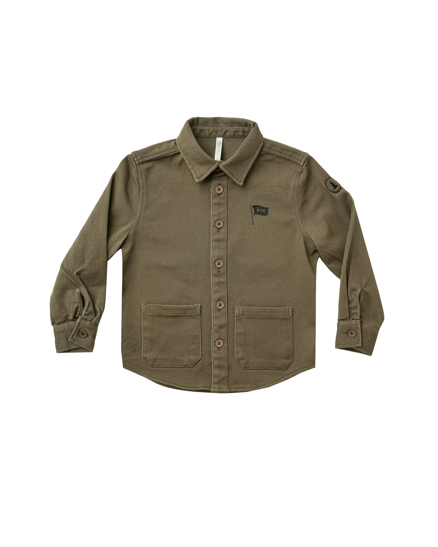 collared shirt || olive