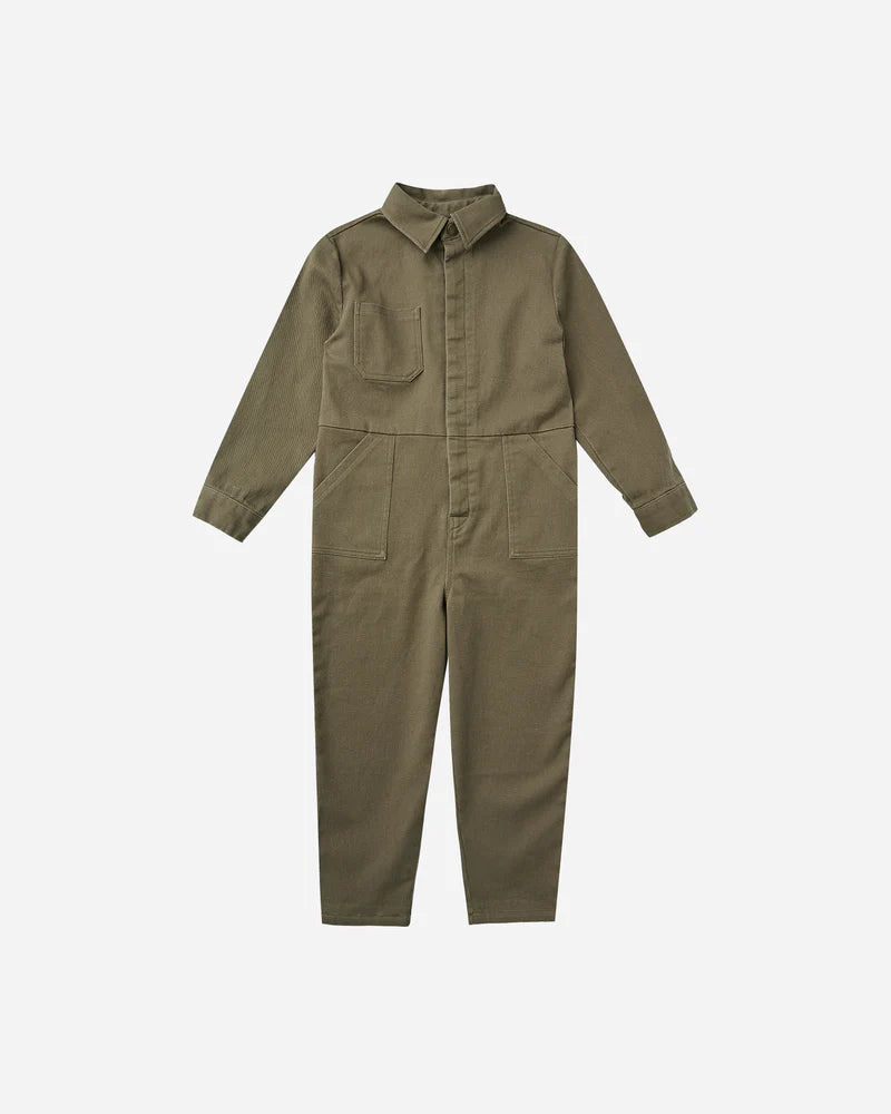 coverall jumpsuit || olive