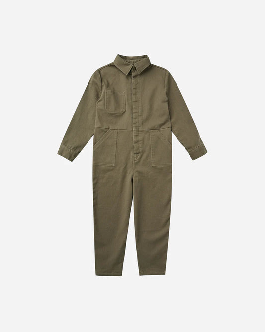 coverall jumpsuit || olive