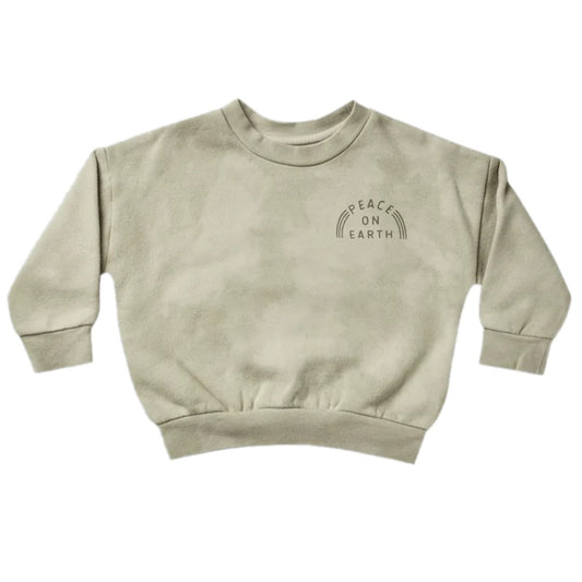 crewneck sweatshirt || peace