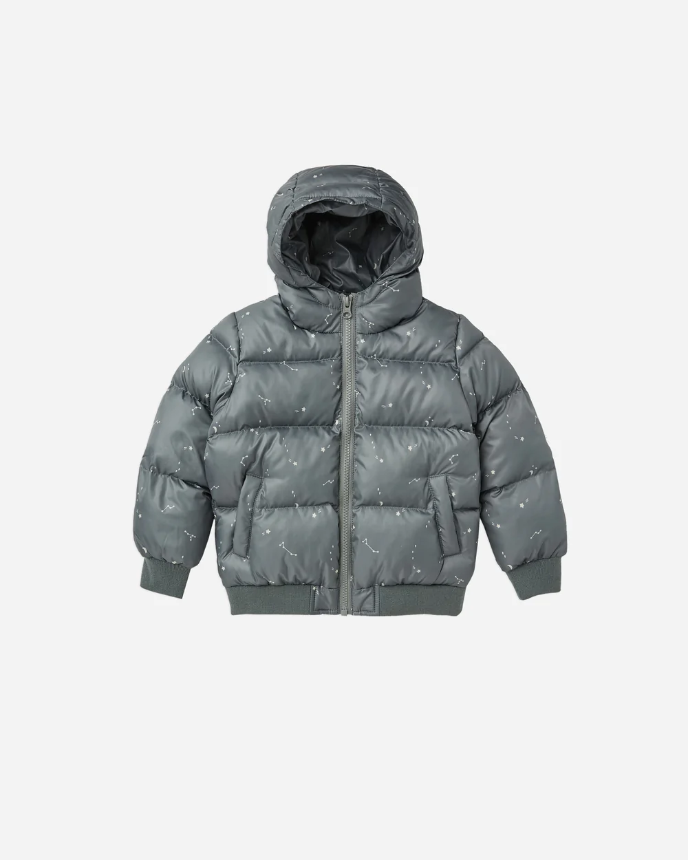 puffer jacket || night sky