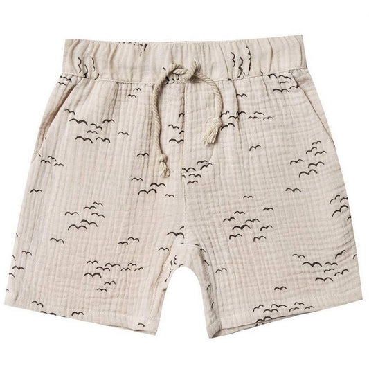 flock drawstring short