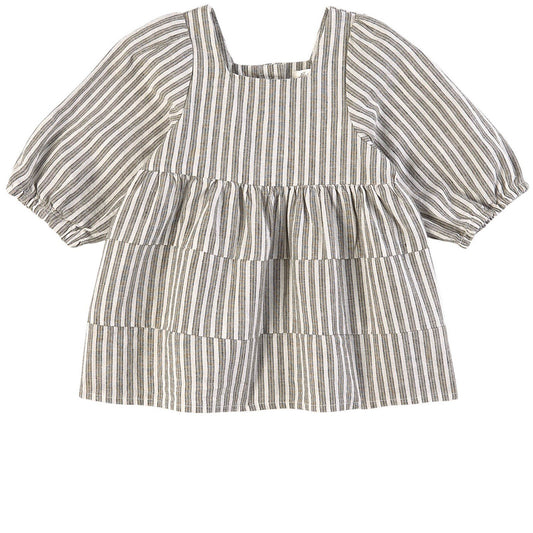 gretta dress || railroad stripe
