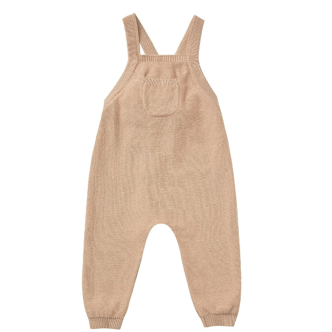 knit overall | blush