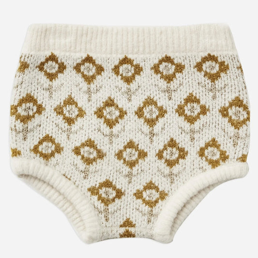 knit bloomer || vintage floral