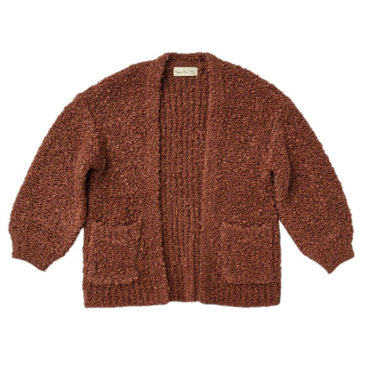 longline cardigan || wine