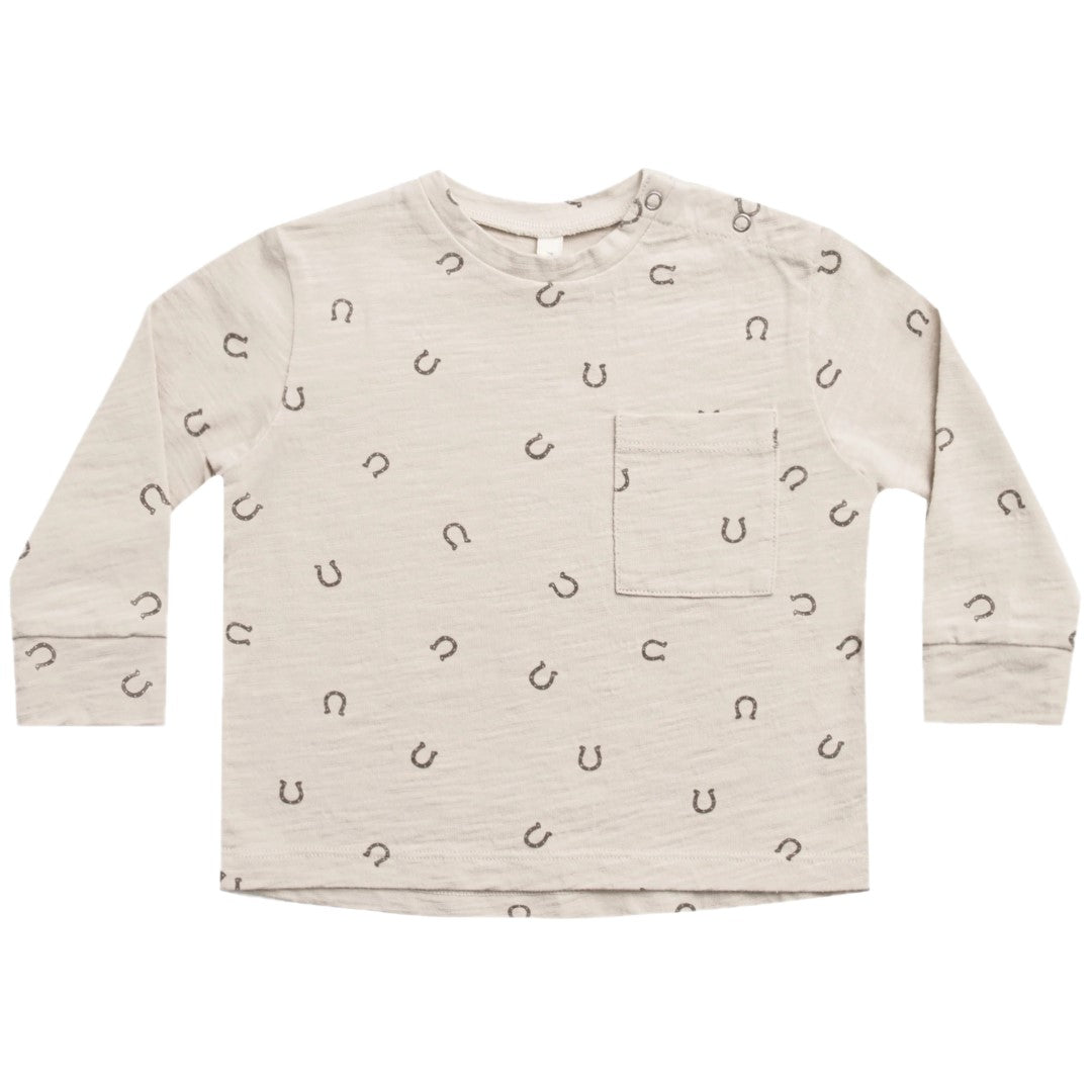 longsleeve skater tee || horseshoes
