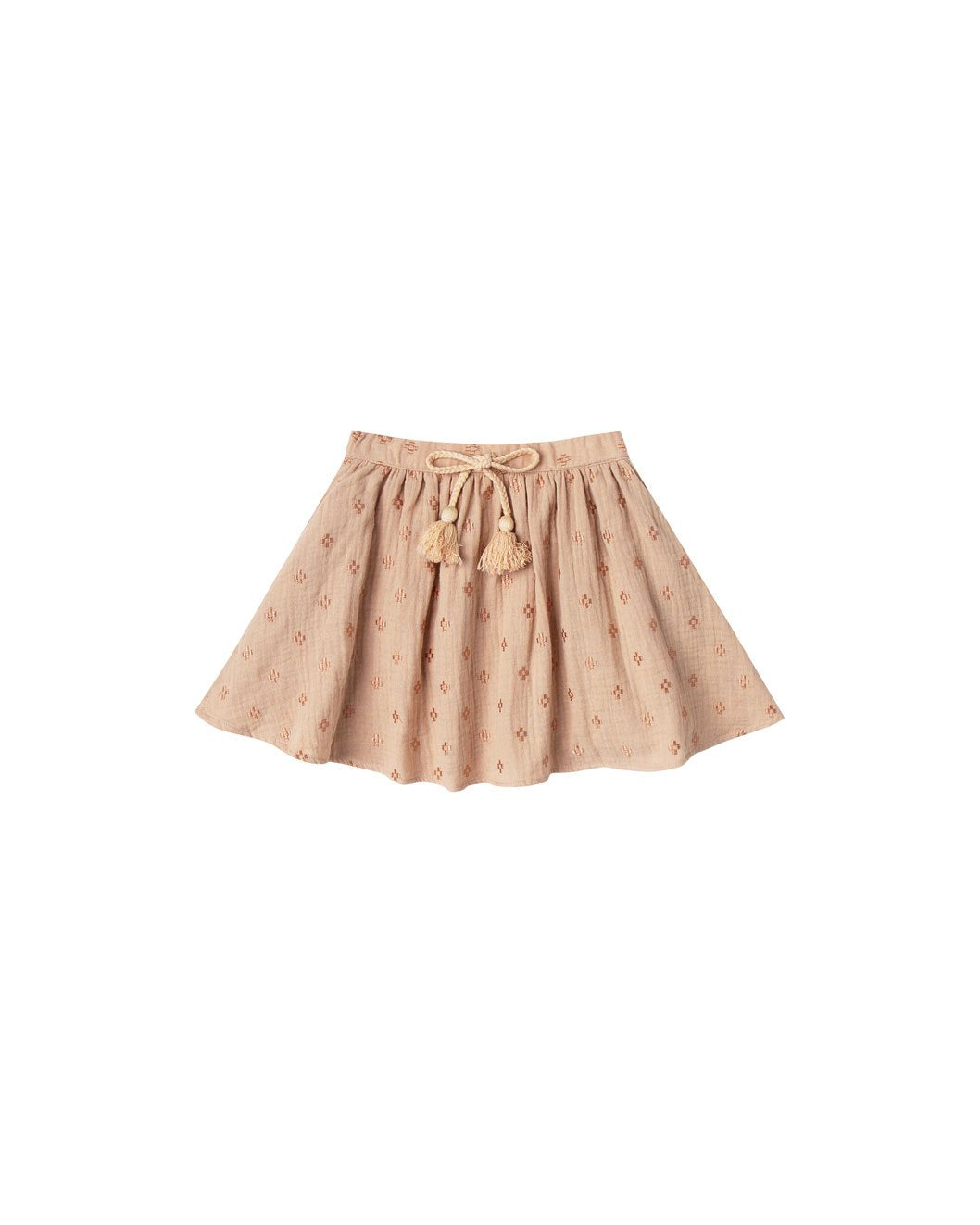 cross embroidered mini skirt New