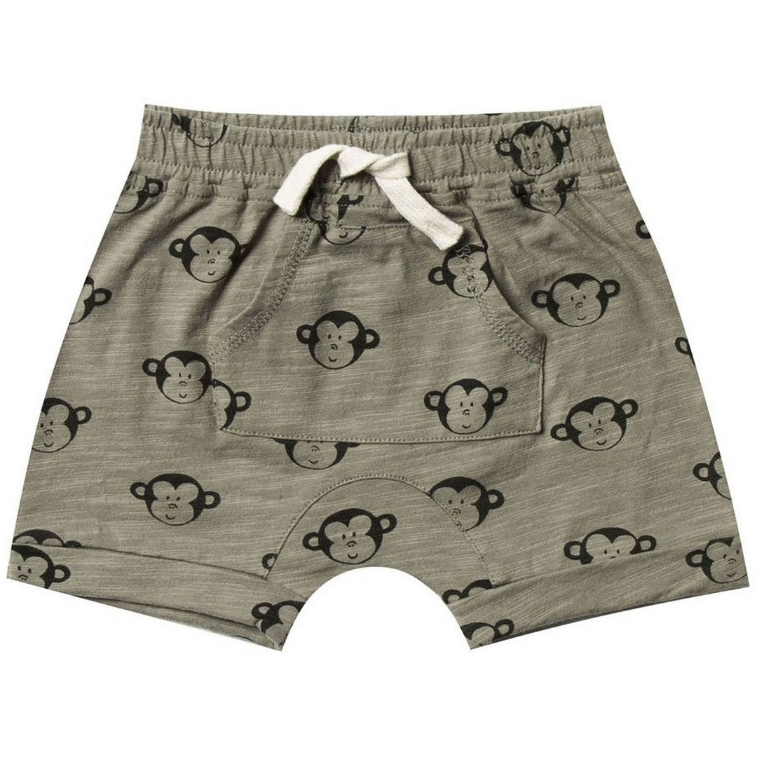 monkey front pouch short