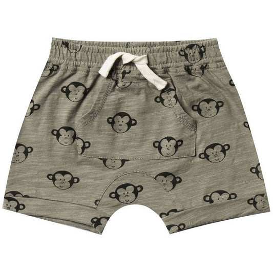 monkey front pouch short