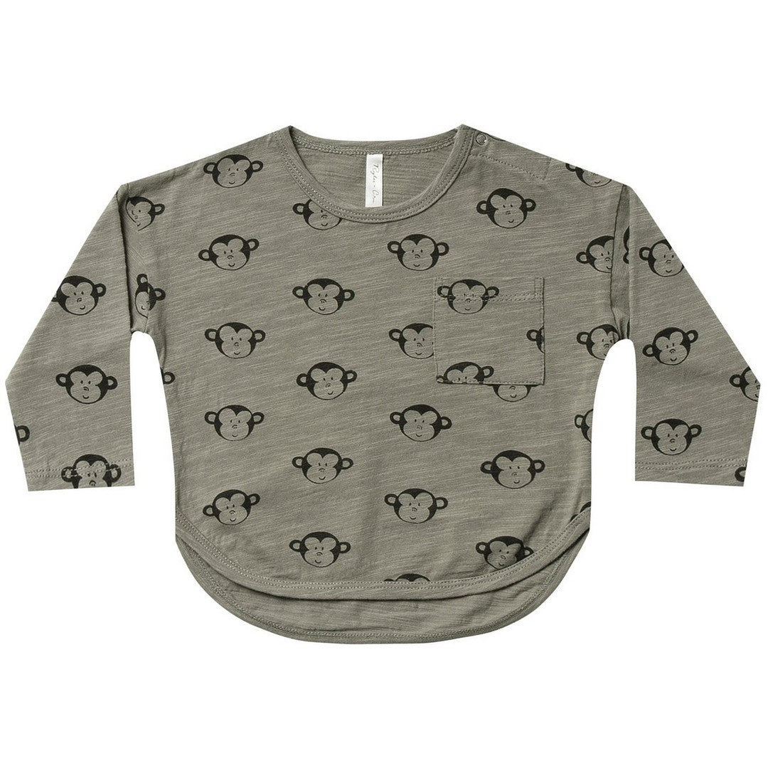 monkey longsleeve tee
