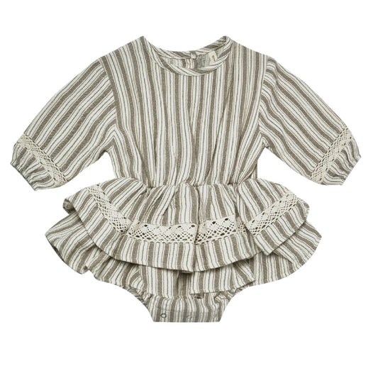 rosie romper | fern stripe