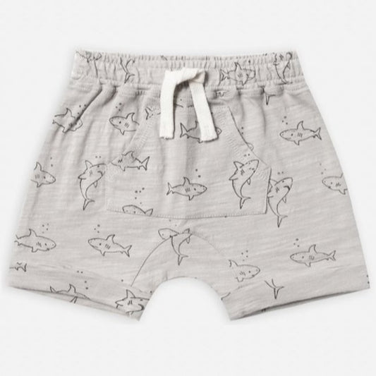shark front pouch short