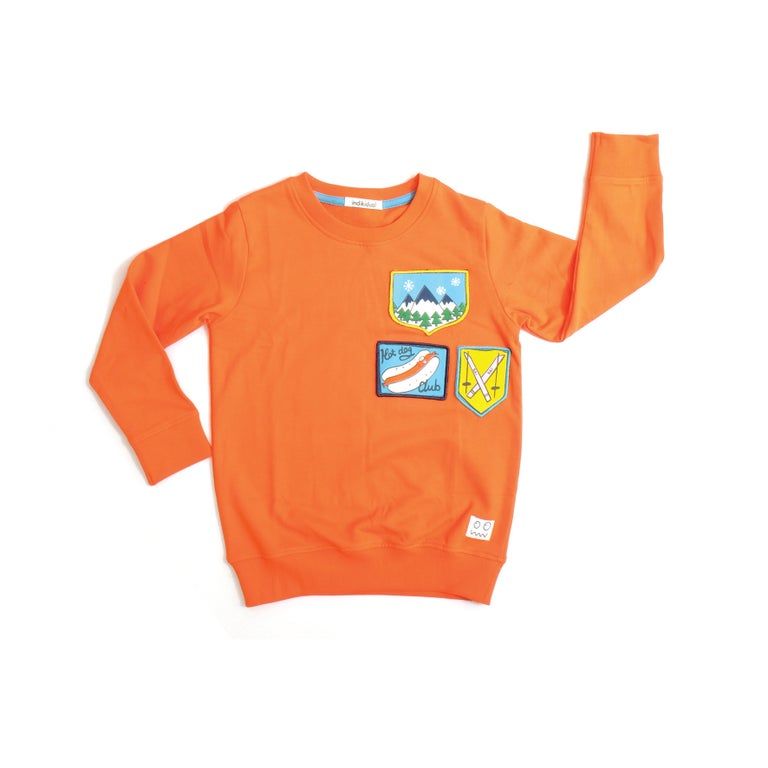 sweater with patches