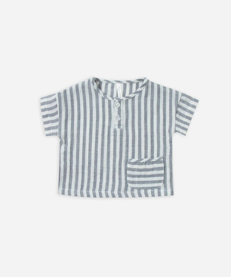 Woven Henley